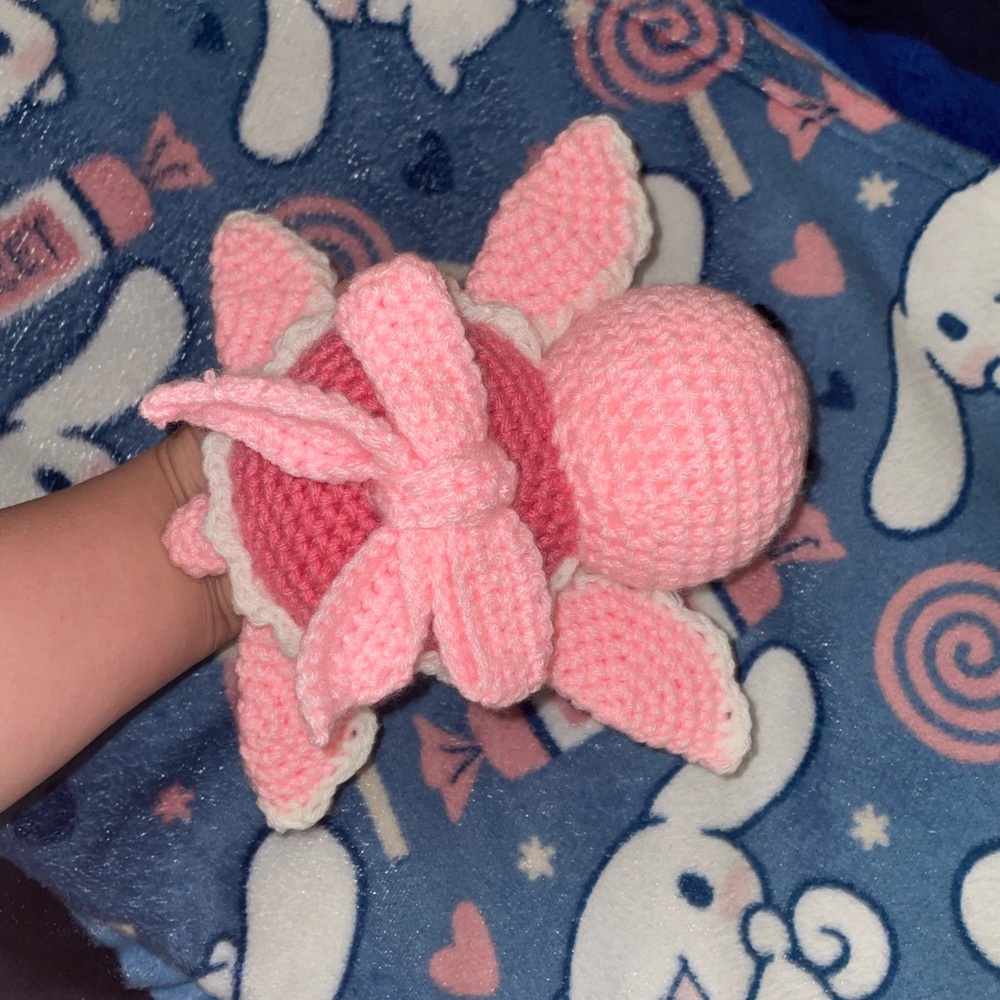 Crochet bow turtle